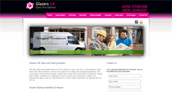 Desktop Screenshot of glaziers-uk.net